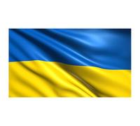 Bandiera dell'Ucraina, 90 x 150 cm, con passante, per interni ed esterni, Blue and Yellow, JYC CREATIVE