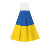 Bandiera dell'Ucraina strofinacci da cucina in velluto corallo strofinacci per cucina bagno