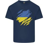 Bandiera Dell'Ucraina T-Shirt Calcio Per Bambini Ragazzi E Ragazze