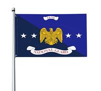 Bandiera Dell'Ufficio Della Guardia Nazionale Bandiera Da Cortile Divertente Bandiere Di Benvenuto Con 2 Occhielli Bandiere Da Giardino Per All'Aperto Fattoria Esterni 90X150Cm