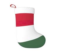 Bandiera dell'Ungheria Calzini decorativi natalizi sull'albero di Natale appeso ornamento festa di vacanza