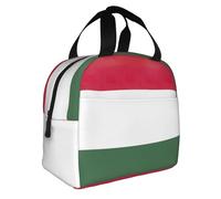 Bandiera dell'Ungheria Stampa Pieghevole Isolato Lunch Bag Pasti Snack Bevande Ragazzi Ragazze Adolescenti Picnic