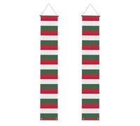 Bandiera dell'Ungheria Stampa Portico Banner per il Ringraziamento,Banner interni per porta d'ingresso,Per tutte le celebrazioni