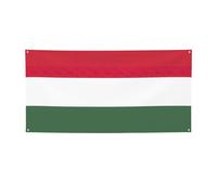 Bandiera dell'Ungheria Stampa Versatile Party Banner,Migliori bandiere banner per eventi,Decorazioni per feste di compleanno