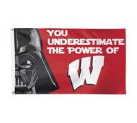 Bandiera Deluxe Wisconsin Badgers Star Wars VADER 3' X 5'