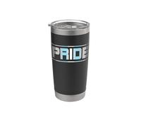 Bandiera DemiBoy Pride Bicchiere termico in acciaio inox doppia parete