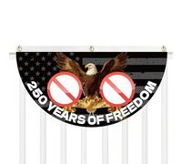 Bandiera Di 250 Anni Di Libertà, Con Design Patriottico, 45x90 Cm, Stendardo Da Giardino Degli Stati Uniti, Stendardo Del Giorno 'indipendenza, Uso Duraturo, Per Celebrazioni Patriottiche