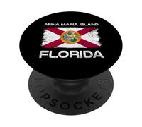 Bandiera di Anna Maria Island Florida PopSockets PopGrip Adesivo