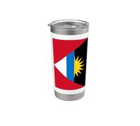 Bandiera di Antigua e Barbuda Bicchiere termico in acciaio inox doppia parete
