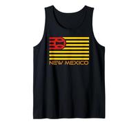 Bandiera di baseball del New Mexico, giocatore di palla del sud-ovest neomexicano Canotta