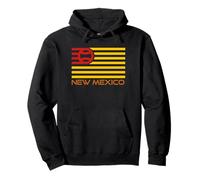 Bandiera di baseball del New Mexico, giocatore di palla del sud-ovest neomexicano Felpa con Cappuccio