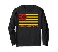 Bandiera di baseball del New Mexico, giocatore di palla del sud-ovest neomexicano Maglia a Manica