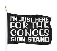 bandiera di benvenuto I'm Just Here For The Conces Sion Stand 90x150cm
