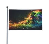 Bandiera Di Benvenuto Leprechaun Clover St Patrick Resistente Alle Intemperie Bandiera Da Giardino Con 2 Occhielli Segnali Da Giardino Per Strada Estate Interni 3X5 Ft