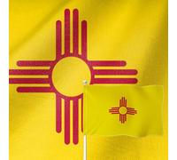 Bandiera Di Benvenuto New Mexico State Resistente Alle Intemperie Striscione Con 2 Occhielli Segnali Da Giardino Per Parete All'Aperto Festa 3X5 Ft