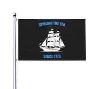 Bandiera Di Benvenuto Spilling The Tea Since 1773 Striscione Moda Stagionale Bandiere Da Cortile Per Prato Casa Balcone 90X150Cm