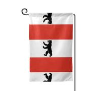 Bandiera di Berlino per esterni, durevole bandiera da cortile, decorazione estiva perfetta per giardino e patio all'aperto