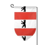 Bandiera di Berlino per esterni, durevole bandiera da cortile, decorazione estiva perfetta per giardino e patio all'aperto