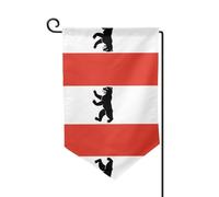 Bandiera di Berlino per esterni, durevole bandiera da cortile, decorazione estiva perfetta per giardino e patio all'aperto