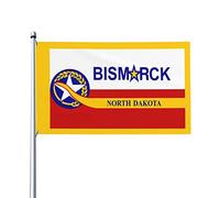 Bandiera di Bismarck North Dakota 3x5ft Patio Garden Flag Decorazione per interni Bandiera stampata su un lato
