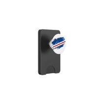 Bandiera di Capo Verde con grafica grunge invecchiata PopSockets PopWallet per MagSafe