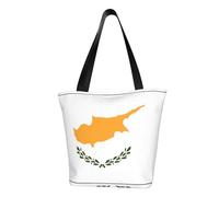 Bandiera di Cipro Borsa a tracolla da donna, alla moda, borsa per la spesa, adatta per il fine settimana, viaggi, shopping, borsa messenger