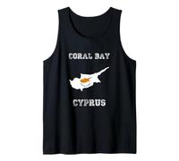 Bandiera di Cipro Distressed Coral bay Pride Canotta