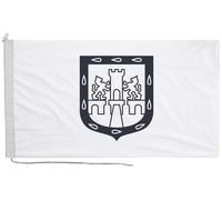 Bandiera di Città del Messico con corda e levetta - fatta a mano nel Regno...