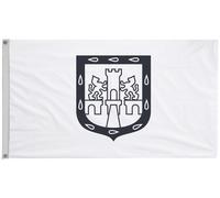 Bandiera di Città del Messico con occhielli - fatta a mano nel Regno Unito