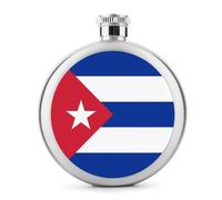 Bandiera di Cuba Fiaschetta per Liquore Bottiglia di Vino Portatile Carino In Acciaio Inox Fondine Fiaschette