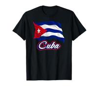 Bandiera di Cuba Patriottica Uomini Donne Bambini Cuban Maglietta
