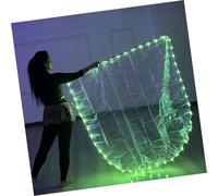 Bandiera di culto illuminata a LED con pali estensibili design semicircolare esibizioni banner per lode e danza