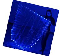 Bandiera di culto illuminata a LED con pali estensibili design semicircolare esibizioni banner per lode e danza