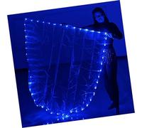 Bandiera di culto illuminata a LED con pali estensibili design semicircolare esibizioni banner per lode e danza