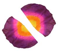 Bandiera di danza di lode in seta | Bandiere multicolori 140x90 cm telescopiche for culto, lode, danza, 1/2 pezzi(Flag-2,1 piece)
