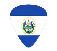 Bandiera di El Salvador Plettri per chitarra Plettri per chitarra basso 12 pezzi