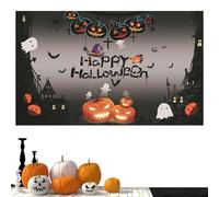 Bandiera di forniture per il raduno di Halloween, bandiera da giardino di Halloween felice | Decorazione esterna Happy Halloween - Decorazione esterna del cortile per le vacanze di Halloween della