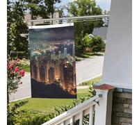 Bandiera di Hong Kong, 6 x 0,9 m, per interni ed esterni, primavera, estate, autunno, inverno, da giardino, con occhiello, verticale, double face, bandiere per le vacanze, striscione per decorazioni