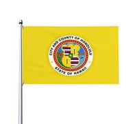 Bandiera di Honolulu Hawaii 3x5ft Patio Garden Flag Decorazione per interni Bandiera stampata su un lato