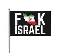 Bandiera di Israele 3x5 "Nessuna guerra con l'Iran, io sto con l'Iran", bandiera di pace, 3x5 piedi, cartello da giardino per esterni