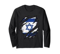 Bandiera di Israele, Design strappato, Stella di David Maglia a Manica