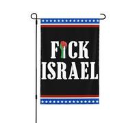 Bandiera di Israele "Fanculo", io sto con la Palestina, bandiere da giardi