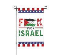 Bandiera di Israele, Palestina libera, salva Gaza, bandiere da giardino, 12x18, cartelli da giardino in tela di iuta bifacciale