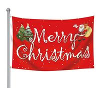 Bandiera di Natale all'aperto | Bandiere di Buon Natale 3x5ft Decorative - Bandiera da Giardino a Doppia Faccia per Decorazioni Esterne, Forniture per Feste di Natale