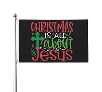 Bandiera di Natale Il Natale è tutta una questione di Gesù Bandiera per la stanza dei ragazzi Bandiere bifacciali Novità Banner da esterno per la camera delle ragazze 9,1 x 1,5 m, Il Natale è tutta un