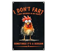 Bandiera di pollo double face - divertente arazzo a forma di pollo, striscione per decorazione da parete con delicati motivi di pollo per camera da , dormitorio universitario, soggiorno familiare