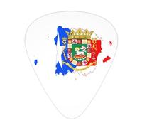 Bandiera di Porto Rico Mappa Chitarra Plettri Plettri Per Chitarra Basso 12 Pack