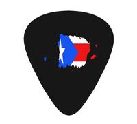 Bandiera di Porto Rico Mappa Chitarra Plettri Plettri Per Chitarra Basso 12 Pack