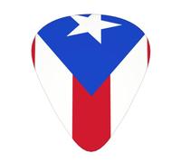 Bandiera di Porto Rico Plettri per chitarra Plettri per chitarra basso 12 pezzi