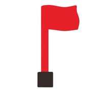 Bandiera di ricambio per cassetta delle lettere - bandiera rossa per cassetta delle lettere, per aggiornare la cassetta delle lettere, con bandiera rossa